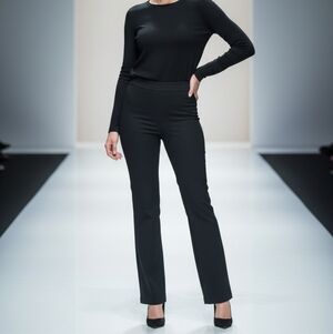 NWT Black snakeskin design pants